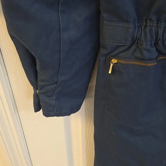 Vintage Walls Blizzard Pruf Coveralls Insulated Blue Size L/XL **
